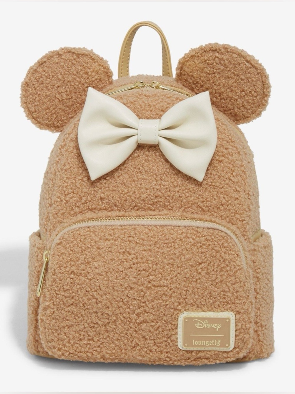 Loungefly Disney Minnie Mouse Sherpa Mini Backpack